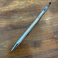 Cross Classic Century Ballpoint Pen in Lustrous Chrome , (original ribbed barrel)