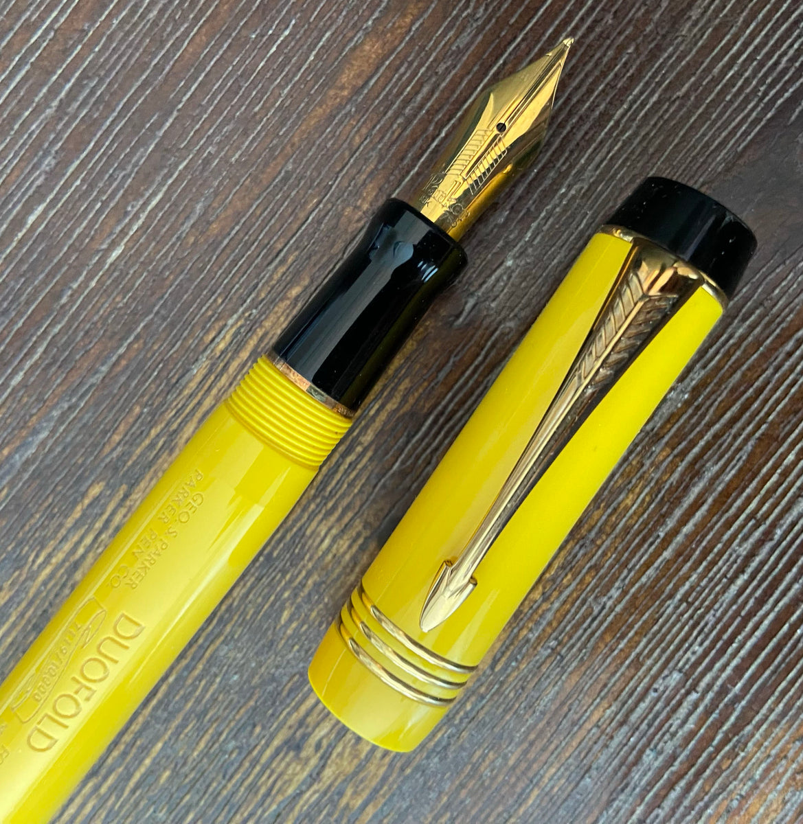 Parker Duofold Centennial Limited Edition, Yellow Mandarin, Fountain P