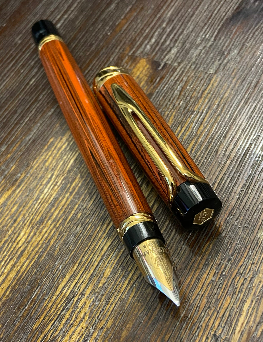 Waterman Liaison Fountain Pen - Red Woodgrain Ebonite