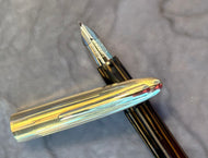 Sheaffer Crest Lifetime Fountain Pen  - Brown Striated 1942