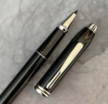 Load image into Gallery viewer, Cross Townsend Rollerball Pen - Black Lacquer, Rhodium plated Trim