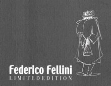 Load image into Gallery viewer, Delta Federico Fellini LE Fountain Pen (2001) Black & Ivory