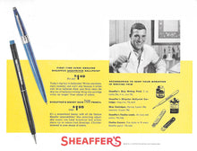 Load image into Gallery viewer, Sheaffer Utility, Promotional Marble green & black Pencil