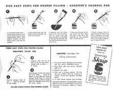 Load image into Gallery viewer, Sheaffer Sentinel Snorkel set