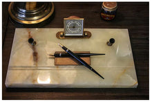 Load image into Gallery viewer, Desk set, Sheaffer Green Marble