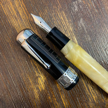 Load image into Gallery viewer, Delta Federico Fellini LE Fountain Pen (2001) Black & Ivory