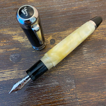 Load image into Gallery viewer, Delta Federico Fellini LE Fountain Pen (2001) Black & Ivory