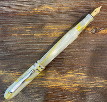 Load image into Gallery viewer, Conklin Yellow Pearl Symetrik Fountain Pen