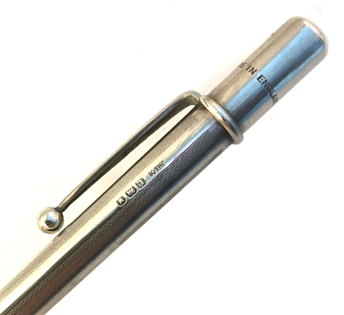 ヴィンテージ sterling silver 壊れたペンシル JM&Co., Vintage Sterling Silver Propel-repel pencil 1.1mm