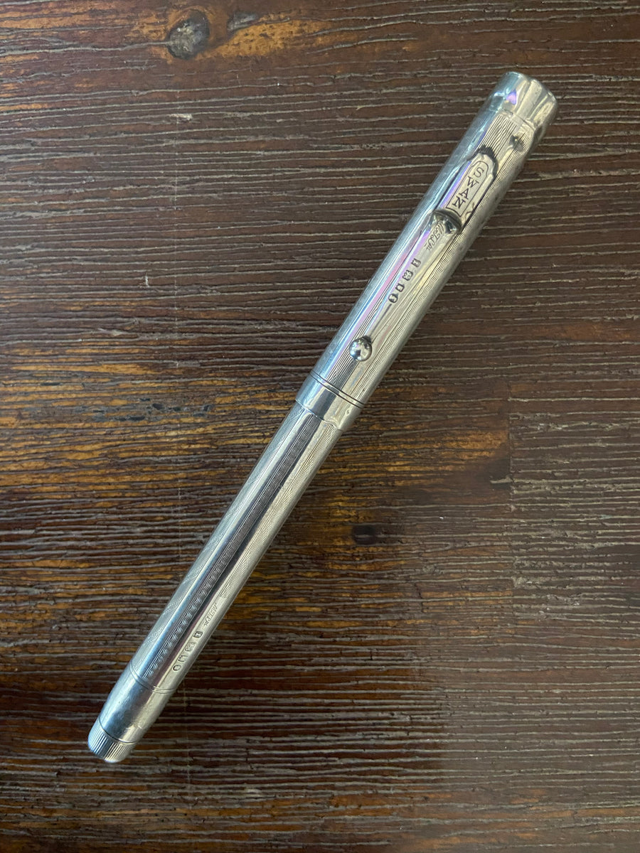 Swan Mabie Todd & Co. Sterling Silver Leverless Fountain Pen