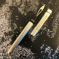 Sheaffer Targa, 1008 - Silver plated Barleycorn