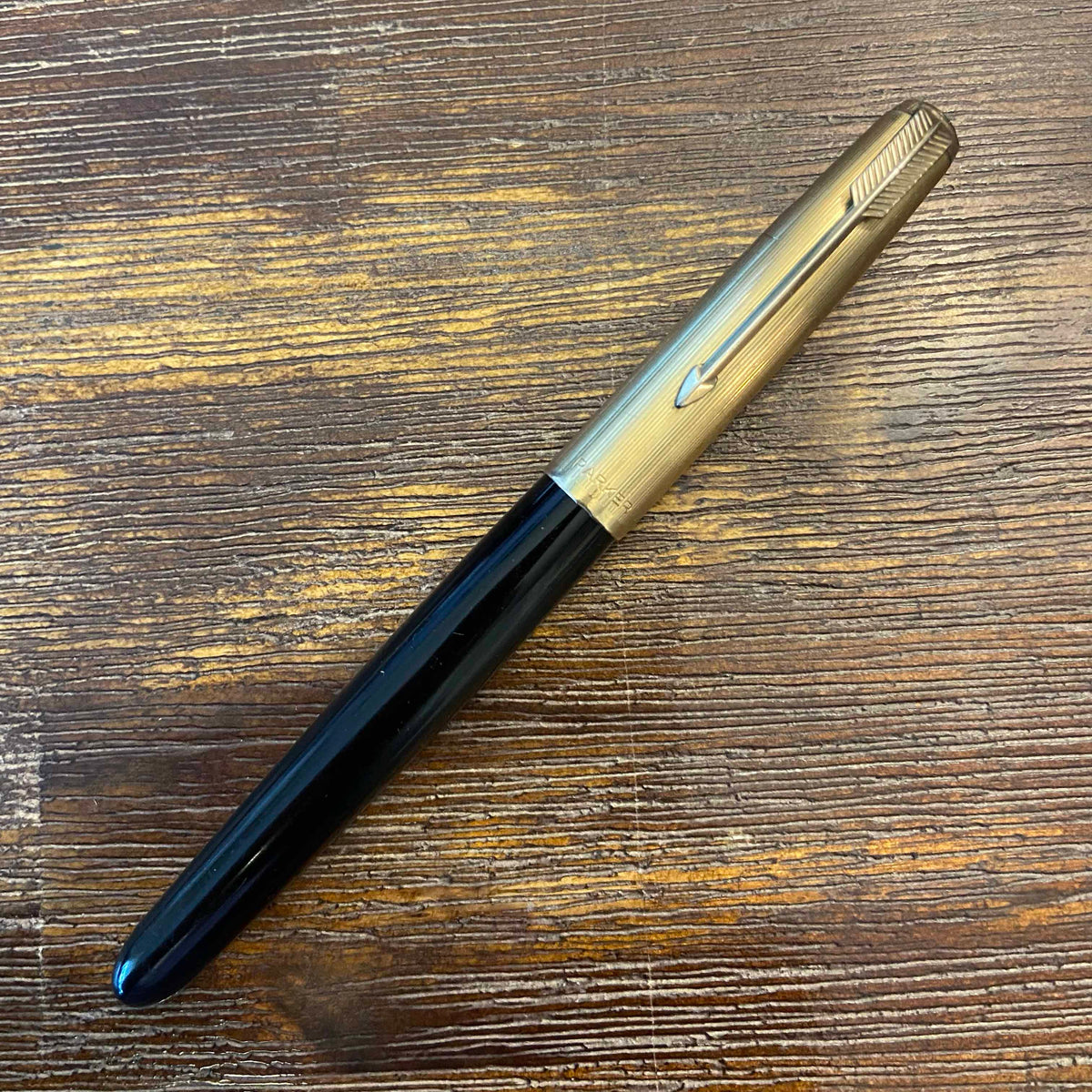 Parker 51 Aerometric, G/F Cap Black barrel