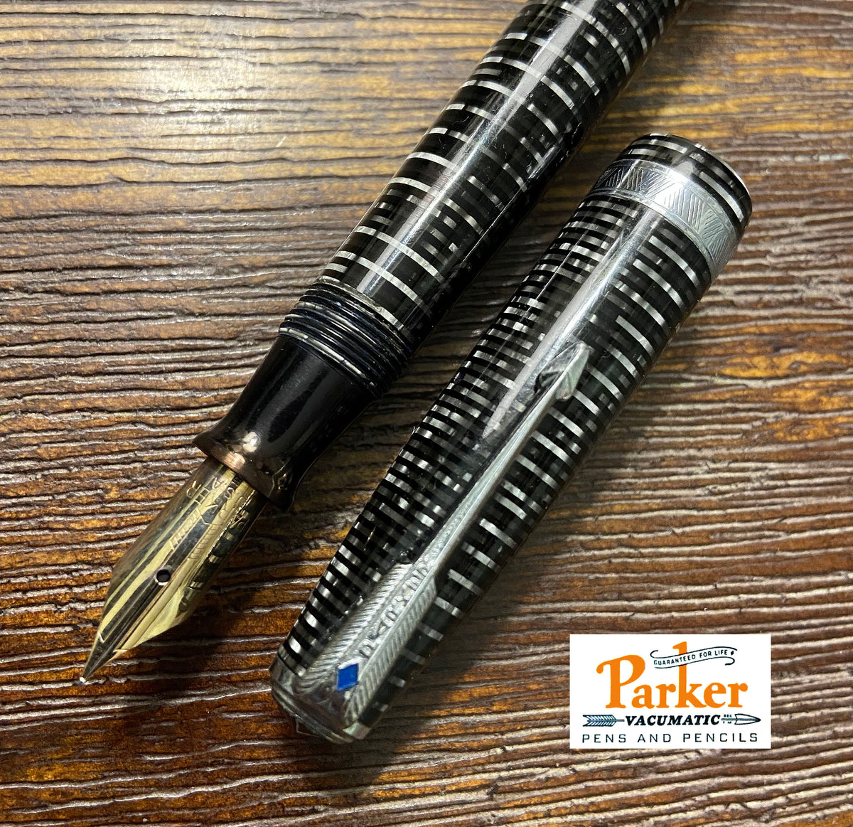 Parker Vacumatic Major, Grey Pearl