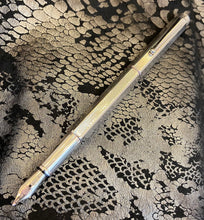 Load image into Gallery viewer, Caran d'ache Ecridor XS retro Silver Plated Rhodium Coated Fountain Pen