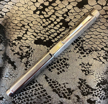 Load image into Gallery viewer, Caran d'ache Ecridor XS retro Silver Plated Rhodium Coated Fountain Pen