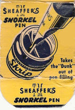 Load image into Gallery viewer, Sheaffer Sentinel Snorkel set