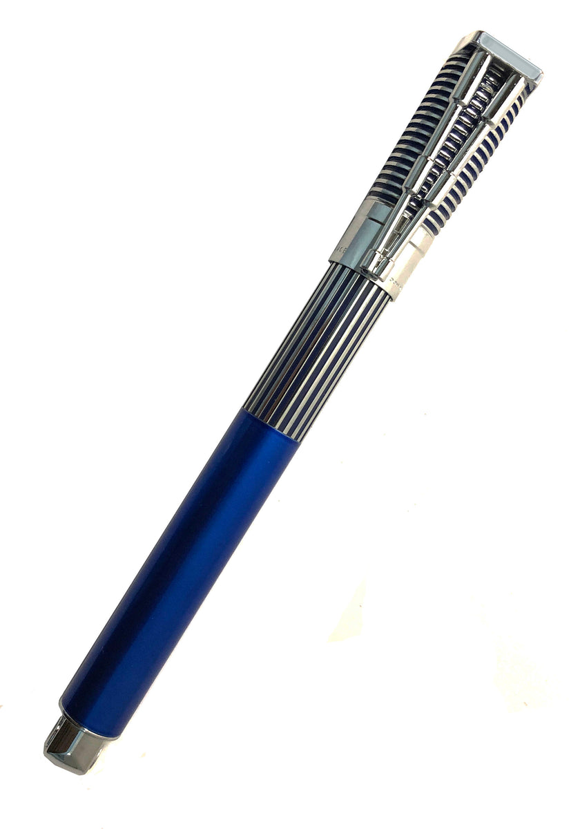 Waterman's Harley Davidson Fountain Pen Blue & Chrome