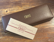 Load image into Gallery viewer, Cross, single, leather single pen box, 1990's