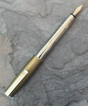 Load image into Gallery viewer, Faber-Castell Loom Metallic fountain pen, olive green