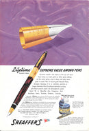 Sheaffer's - Lifetime, Supreme Value Among Friends