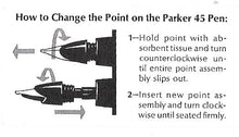 Load image into Gallery viewer, Parker 45 , Gold-filled cap black barrel
