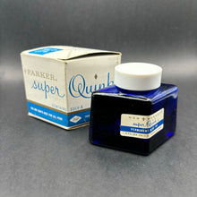 Load image into Gallery viewer, Ink Bottle Parker Super Quink Permanent Blue Ink Bottle