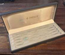 Load image into Gallery viewer, Parker single or five slots, Plastic Pen Box 1970's