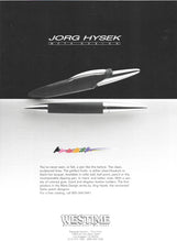 Load image into Gallery viewer, Jorg Hysek Carbon Pinstripe Fountain Pen with sleeve