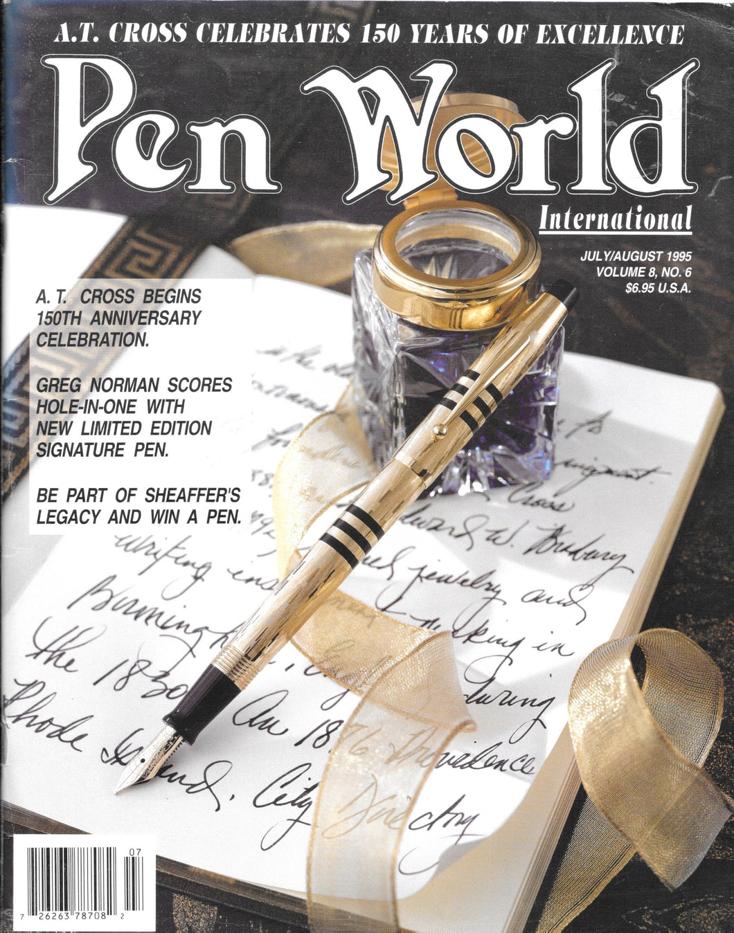 Pen World, Back Issues. July/August 1995 Vol.8. No.6