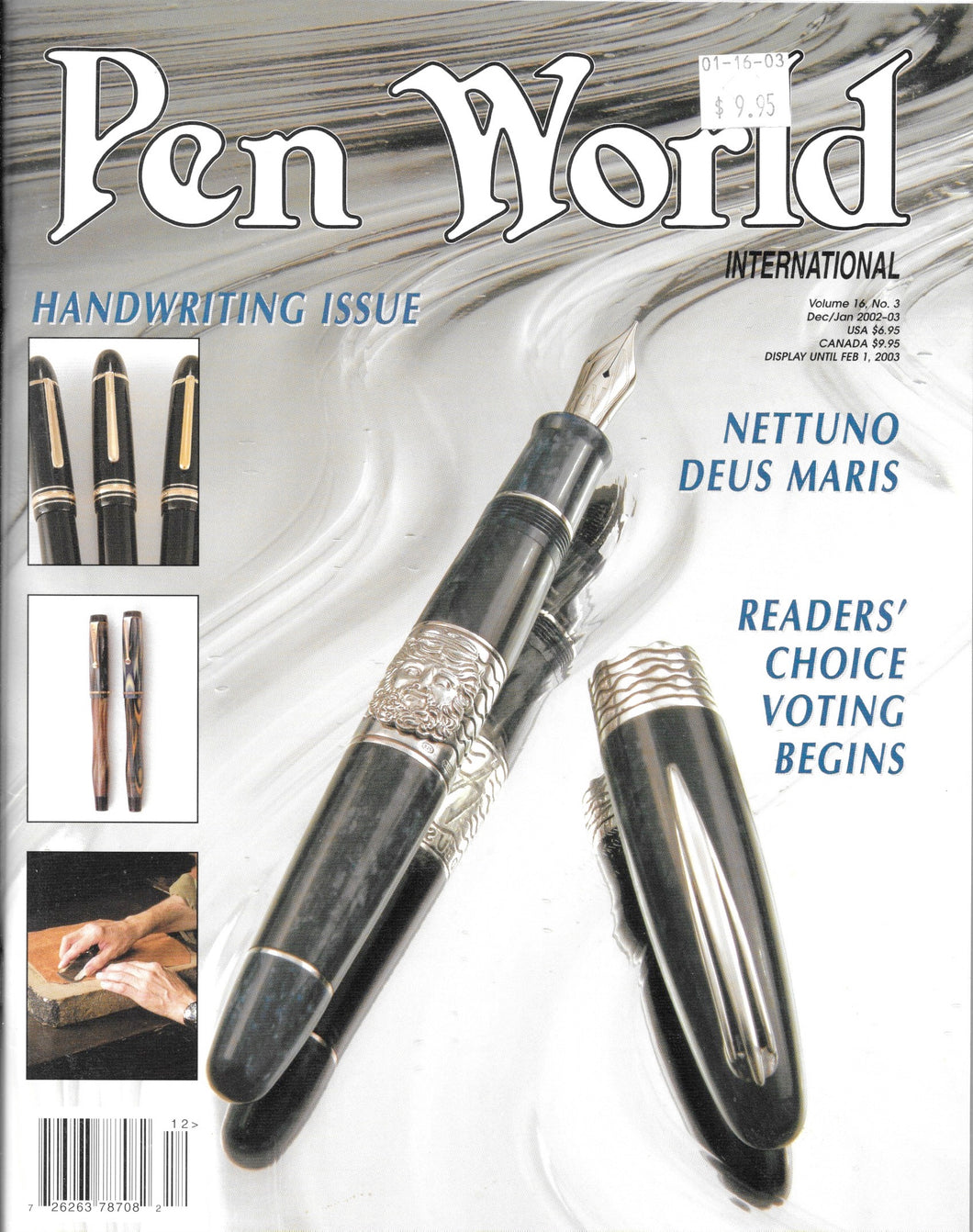 Pen World, Back Issues, 2002-03 Vol.16, No.3