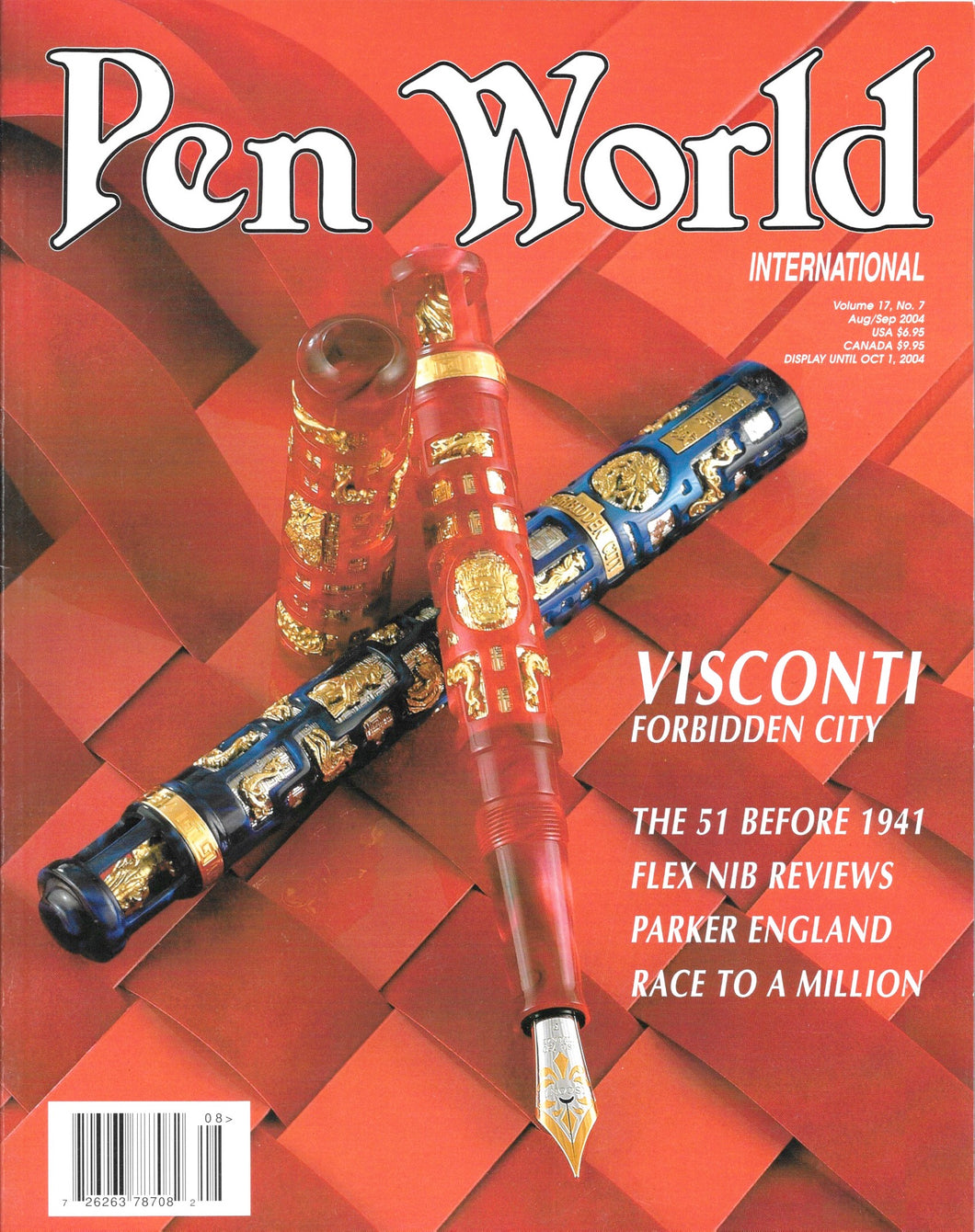 Pen World, Back Issues, 2004 Vol.17, No.7