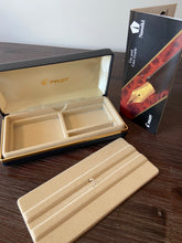 Load image into Gallery viewer, Pilot Namiki triple, Leather Hard box 1990's