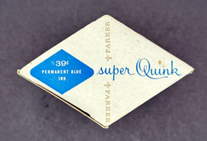 Ink Bottle Parker Super Quink Permanent Blue Ink Bottle