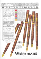 Waterman's Ripple The colour band inlay, MacLean's Magazine, September 15, 1927