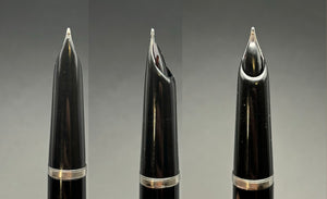 Parker 21, 1960. in black, steel cap