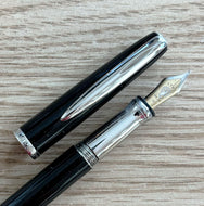 Waterford Marquis Black Lacquer Fountain Pen
