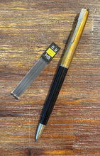 Load image into Gallery viewer, Waterman Black, Gold Electroplate cap 0.9mm, lead