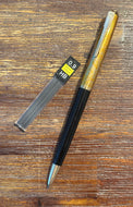 Waterman Black, Gold Electroplate cap 0.9mm, lead