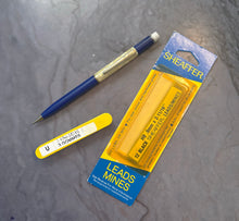 Load image into Gallery viewer, Sheaffer Utility Pencil, Pearl Marble cap  &amp; Blue barrel-0.9mm lead