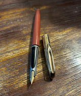 Waterman CF Fountain pen & pencil set in Brown