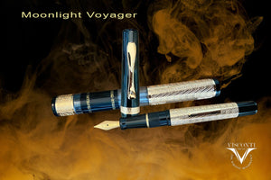 Visconti Moonlight Voyager Fountain Pen & Travelling Ink Pot