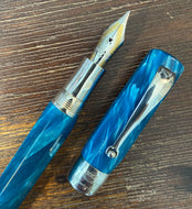 Montegrappa Turquoise Celluloid Symphony Fountain pen