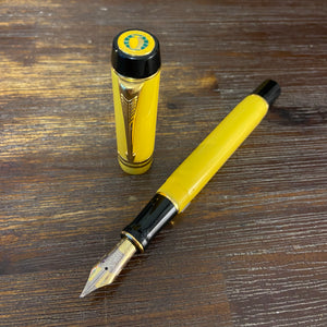 Parker Duofold Cloisonné LE Fountain Pen (2006) - Mandarin (Yellow)