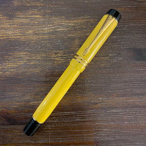 Parker Duofold Cloisonné LE Fountain Pen (2006) - Mandarin (Yellow)
