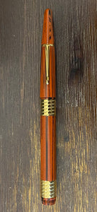 Bexley PCA Fountain Pen 2001 LE - Orange Woodgrain Ebonite