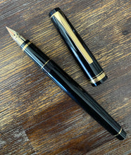 Load image into Gallery viewer, Pilot Falcon Resin Fountain Pen - Black with Gold Trim