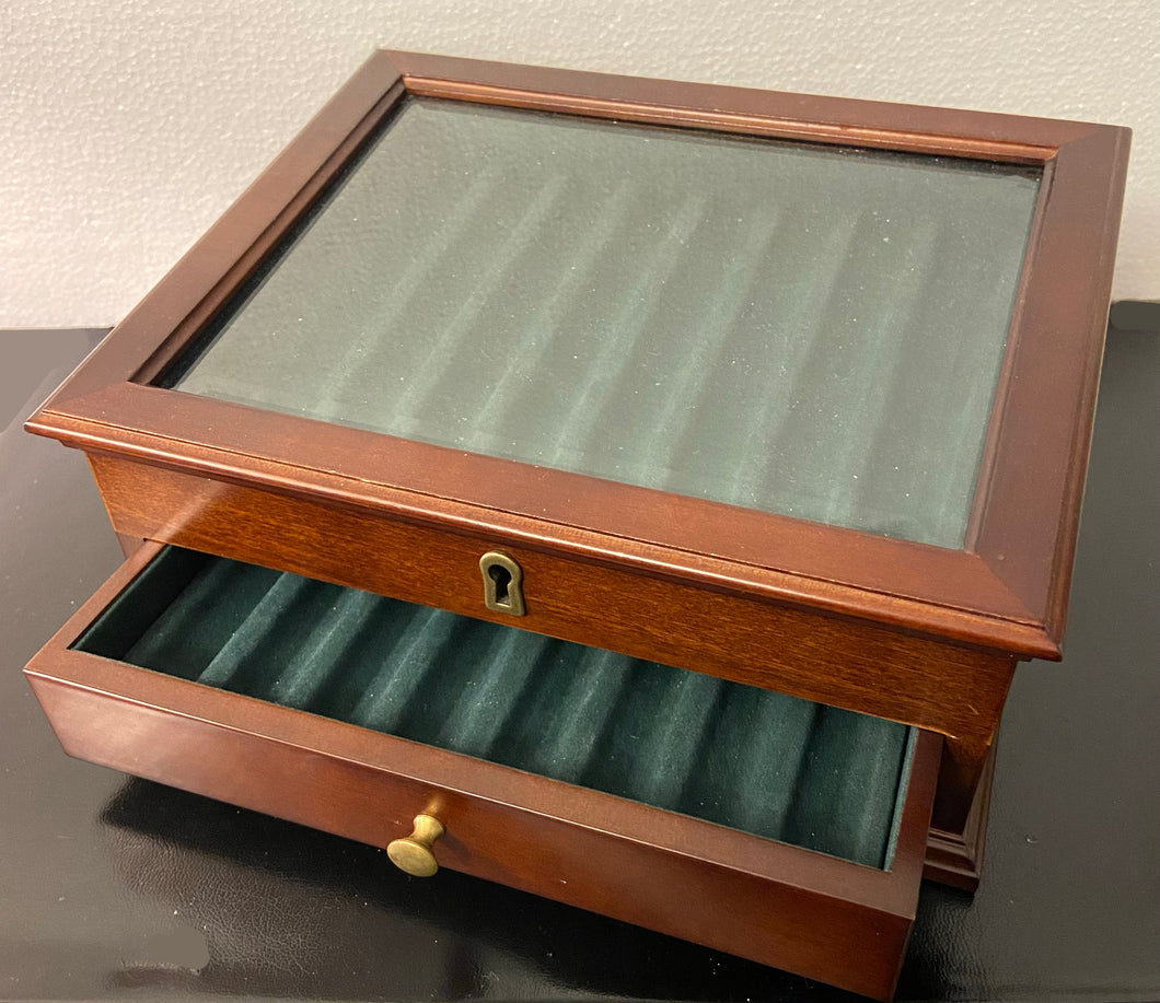 Wood Pen Box, 16 pens