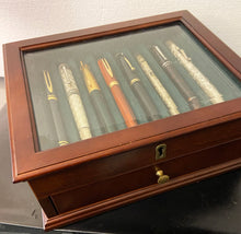 Load image into Gallery viewer, Wood Pen Box, 16 pens