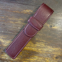 Load image into Gallery viewer, Leather, Single Pen Case, Burgundy