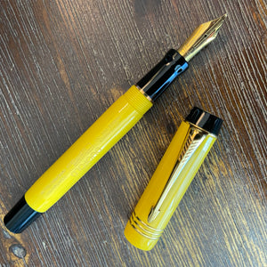 Parker Duofold Centennial Limited Edition, Yellow Mandarin, Fountain Pen